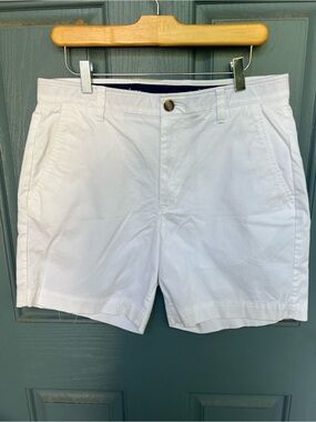 Men's Crown & Ivy White Chino Shorts